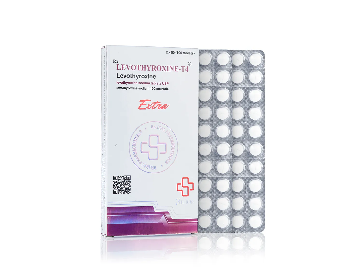 Levothyroxine – T4 Levothyroxine Sodium 100mcg